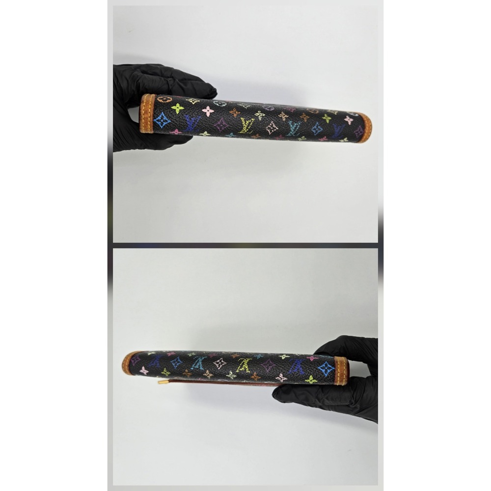 Louis Vuitton Multicolore Monogram Porte Tresor International Wallet Black - Picture 9 of 12